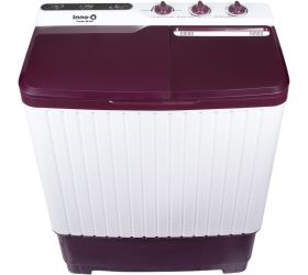 InnoQ IQ-75TURBO-IPS 7.5 kg Semi Automatic Top Load Washing Machine Maroon, White image