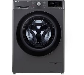 LG FHV1207Z4M 7 kg Fully Automatic Front Load with In-built Heater Black image