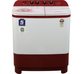 Lloyd GLWMS80RE1 8 kg Semi Automatic Top Load Red, White image