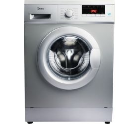 Midea MWMFL080GBFS 8 kg Garment Sterilization Fully Automatic Front Load with In-built Heater Silver image