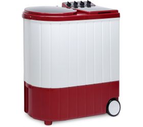 Whirlpool ACE XL 9.5 Coral Red 5 YR 9.5 kg 5 Star, Hard Water wash Semi Automatic Top Load White, Maroon image