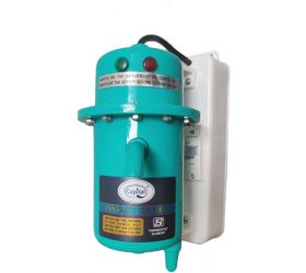 Capital Geyser 1 L Instant Water Geyser 1 L Instant Water Geyser 1L MCB INSTANT WATER PORTABLE HEATER GEYSER SHOCK PROOF BODY WITH HAVELLS MCB & INSTALLATION KIT,, White, Green n image