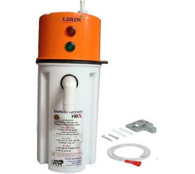 Larin HBX ORANGE 1 L Instant Water Geyser , orange and white image