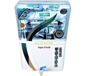 Aqua Fresh ALFA ALKALINE RO+UV+UF+TDS+MINERAL 12L 12 L RO + UV + UF + TDS Water Purifier TRANSPARENT, White image