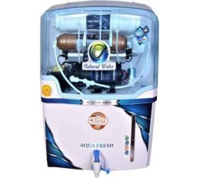 Aqua Fresh PRISM COPPER MINERAL+ro+uv+tds 15 L 15 L RO + UV + UF + TDS Water Purifier White, Blue image