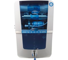 Aquatec plus Advance plus 12 L RO + UV + UF + TDS Water Purifier White , blue image