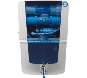 Aquatec plus Advanced Alkaline 12 L RO + UV + UF + TDS Water Purifier White , Blue image