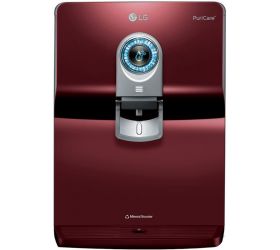 LG A2E Plus - WW160EP 8 L RO Water Purifier With Dual Protection Stainless Steel Tank, Smart Display Red image
