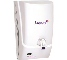 LIVPURE GLITZ SILVER 7 L RO + UF Water Purifier White image